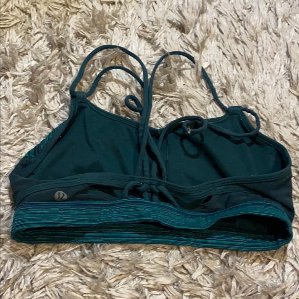 dark green lulu bra